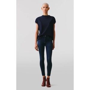 Agolde Sophie Mid Rise Ankle Jean in Prelude
